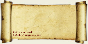 Zorana Perković vizit kartica